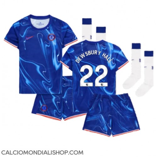 Maglie da calcio Chelsea Kiernan Dewsbury-Hall #22 Prima Maglia Bambino 2024-25 Manica Corta (+ Pantaloni corti)